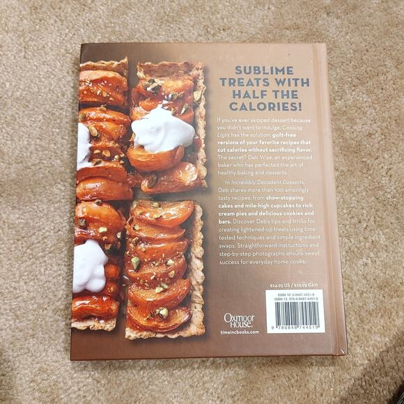 Incredibly Decadent Desserts Hard Cover Recipe Book By Deb Wise - Picture 3 of 7